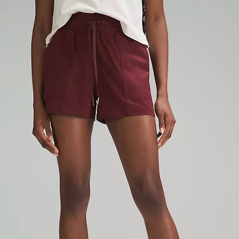 Lululemon Dance Studio High-Rise Short 3.5 Red Merlot Size 4